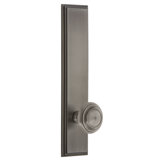 Grandeur Carré Tall Plate Privacy with Circulaire Door Knob