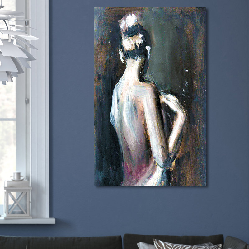 « nu i », reproduction d’art sur toile tendue, H 40 po x l 24 po x P 1 po