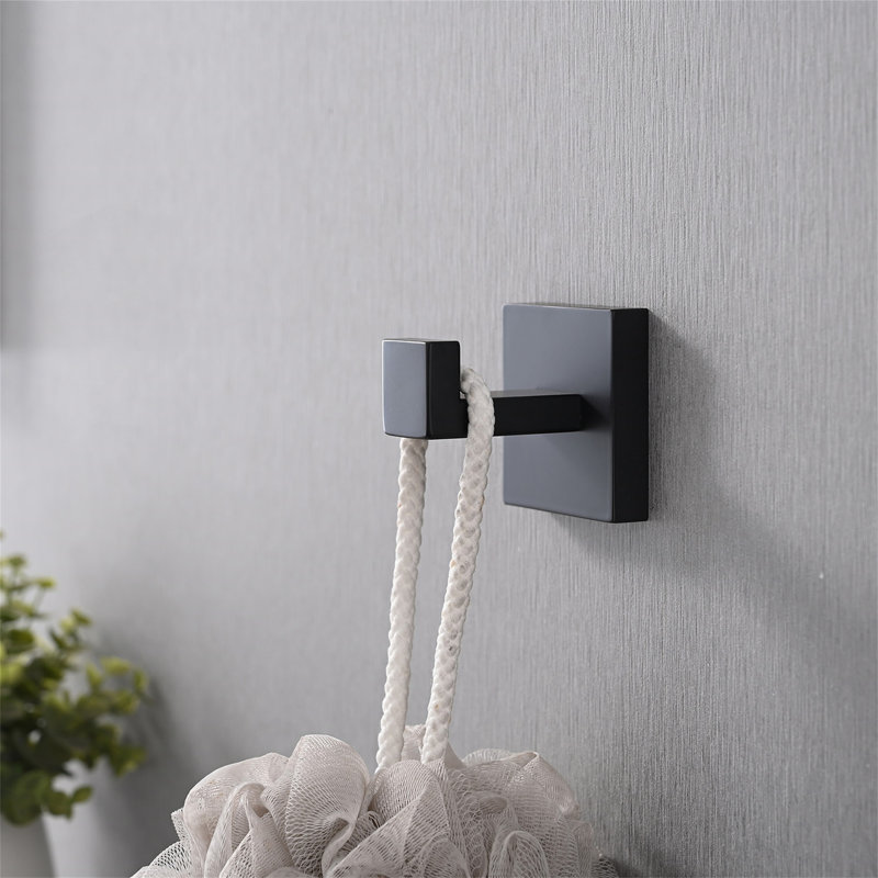 4- Piece Bathroom Hardware Set, Matte Black