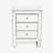 Lera Mirrored Glass Top 3 - Drawer End Table