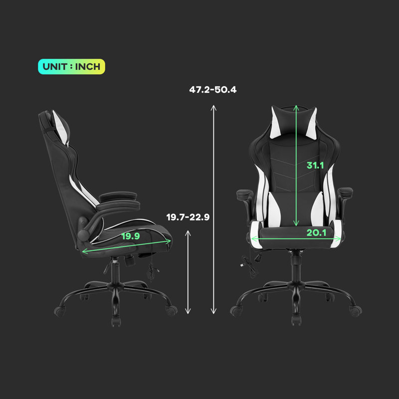 Gaming Chair, White