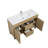 Buyce 48'' Single Bathroom Vanity with Ceramic Top