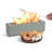 15.6" Arctic Green Concrete Tabletop Firepit