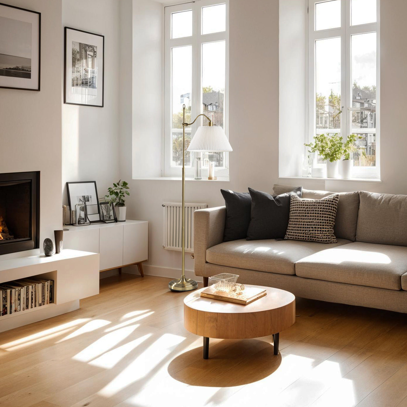 Swanmore 64.75'' Dimmable Floor Lamp