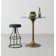 Bernardo Swivel Upholstered Adjustable Height Counter Stool with Metal Frame