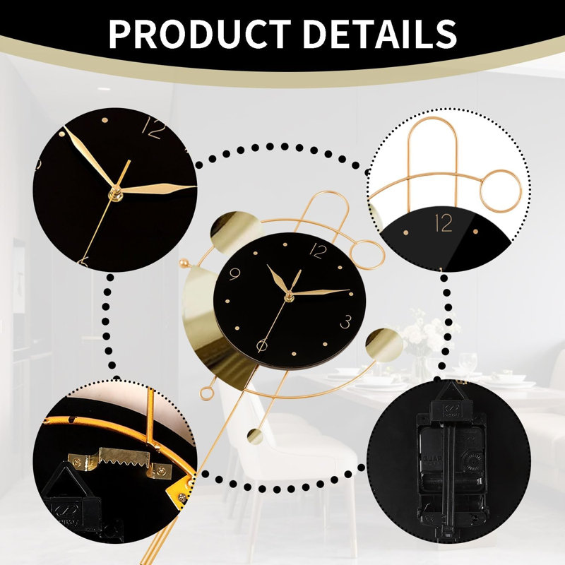 Wall Clock With Pendulum Clock