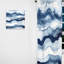 Rideau en velours moderne abstrait Classic Waves III - obscurcissant - 1 panneau-107826388