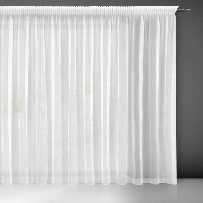 Aailiyah Room Darkening Curtain Pair, White Tape, 270cm W x 350cm L