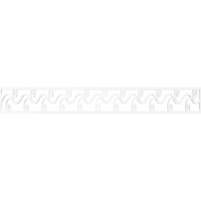Moulure à panneau Tilden, H 6 po x l 46,5 po x P 0,38 po, PVC de qualité architecturale