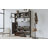Multifunctional Shoe Cabinet with Storage Shelf & 6 Flip Drawers, Modern Large Hall Tree with Tempered Glass Doors, Elegant Foyer Organizer-1327278281