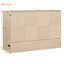 Lit escamotable double avec tiroir et ensemble de prises et ports USB, conception moderne