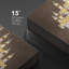 «Brown Paint Stroke», lustre en cristal doré, lumières contemporaines, relaxation, calme, impression sur toile-93589459-93589463