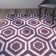 Huguetta Geometric Wool Hand Woven Area Rug