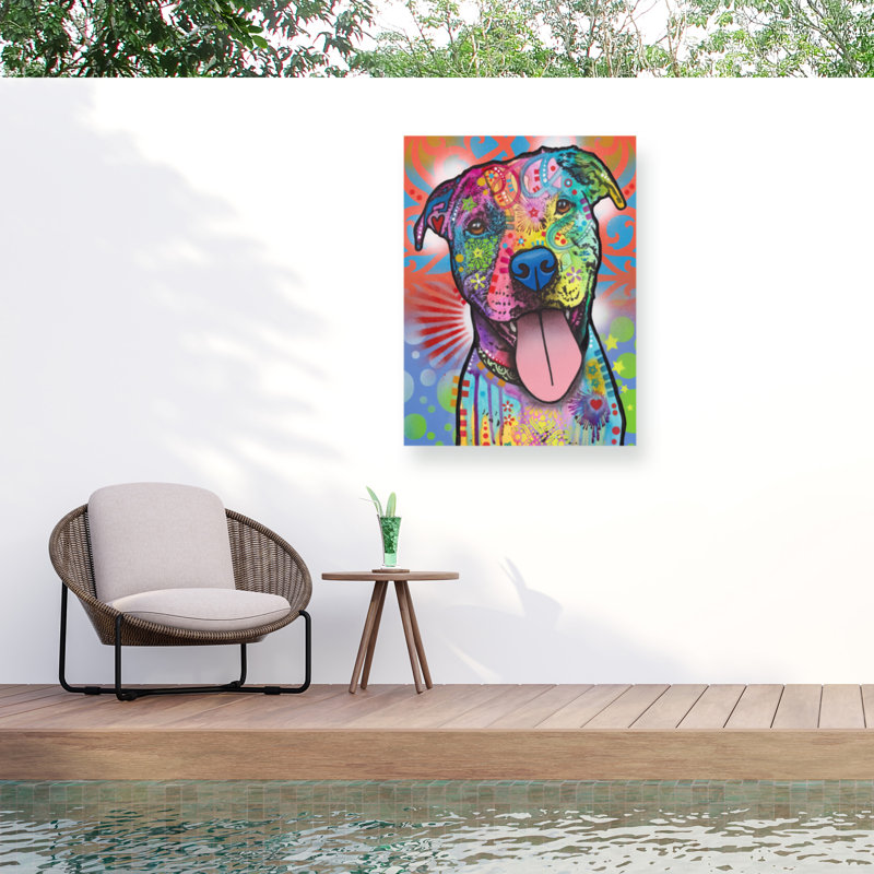 Toile d'extérieur «Dean Biggs» Dean Russo, H 19 po x l 14 po x P 1,5 po