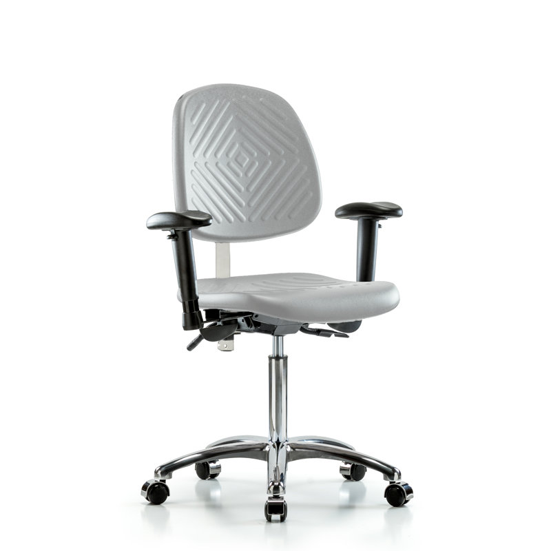 Chaise de travail, Casters, No, Gris