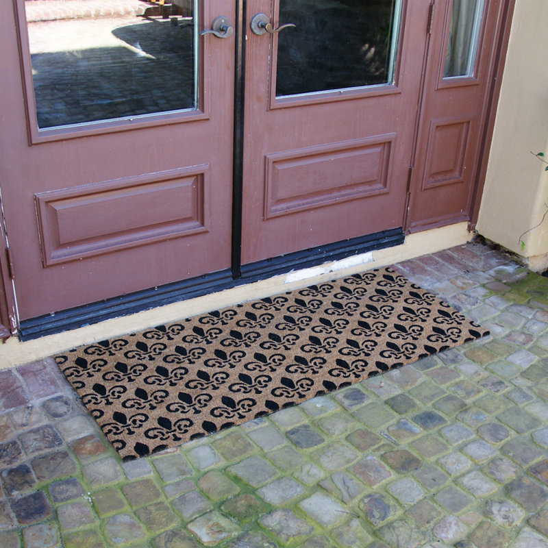Rickett Non-Slip Mardi Gras Outdoor Doormat