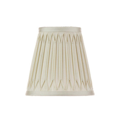 Full Smocked Silk Chandelier Shade (Clip)