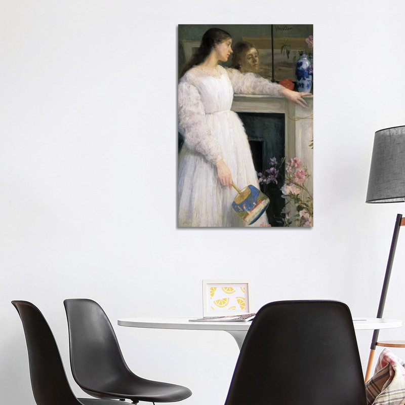 Symphony In White, No. 2 The Little White Girl by James Abbott McNeill Whistler - 1 Piece Wall Art on Canvas, Does Not Apply