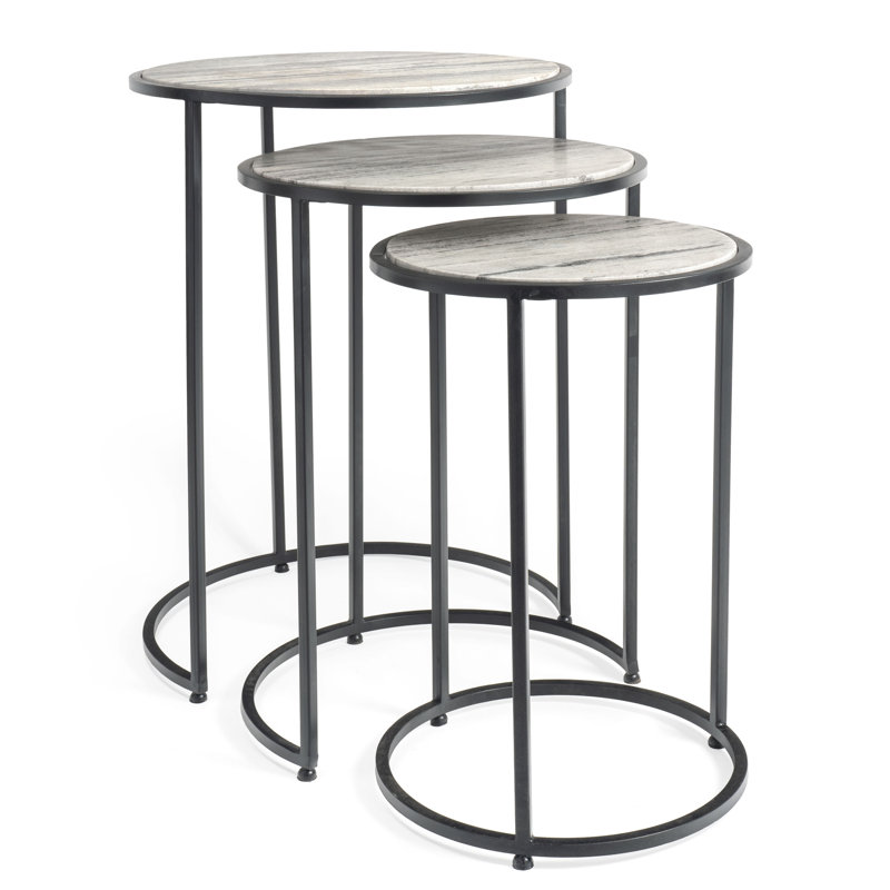 Stone Top Nesting Tables