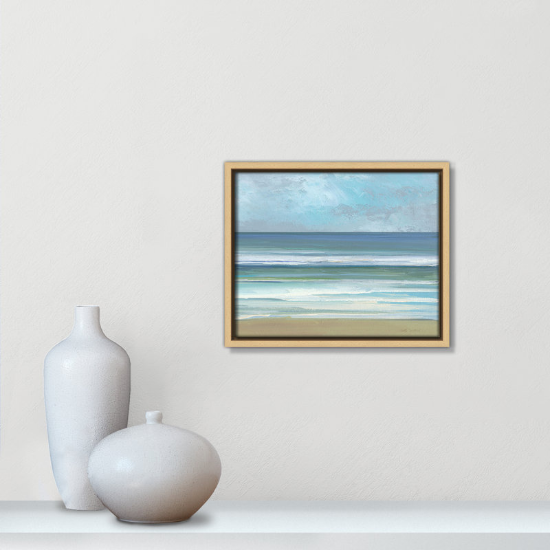 «Gentle Waves II» par Sally Swatland, H 9,5 po x l 11,5 po, Doré