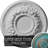 Endurathane Odessa Ceiling Medallion, 7 1/2"OD x 1 1/8"P (Fits Canopies up to 2 1/2"), Hand-Painted Copper Green Patina Finish-27779393