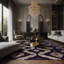 Tapis mauve soyeux et moelleux-1805545147