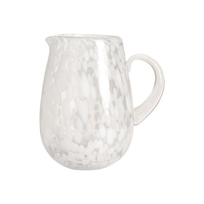 Jali Glass Pitcher