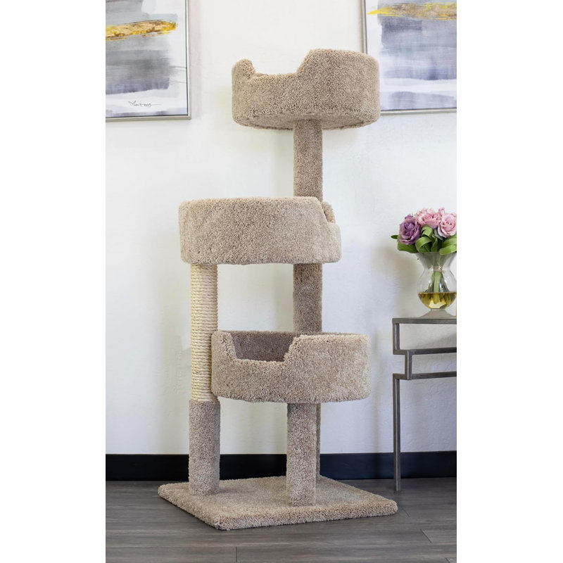 52" Deluxe Cat Tree, Beige