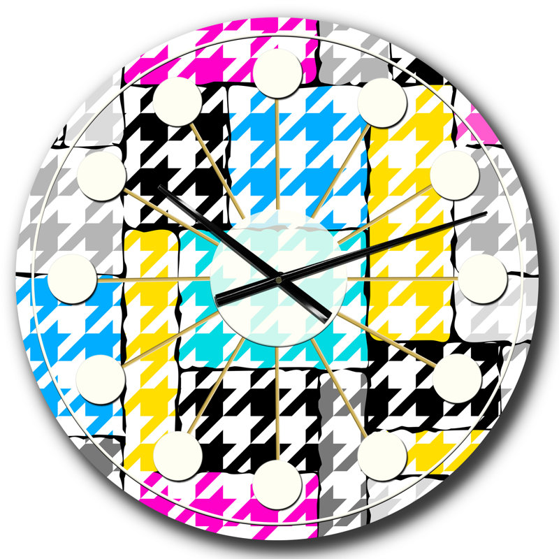 Horloge murale classique Mid-Century, Grand
