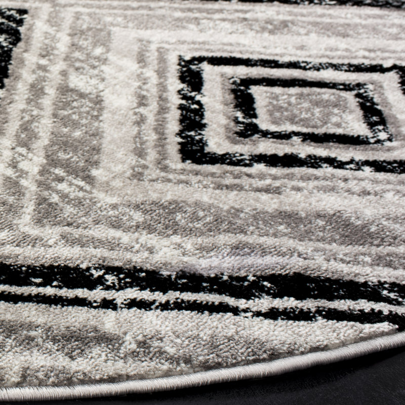 Tapis performance géométrique Coghill, Rond 6 pi 7 po