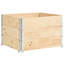 Lit de jardin surélevé en bois de pin massif empilable 39,4 x 39,4 po WALPLUS-131432840