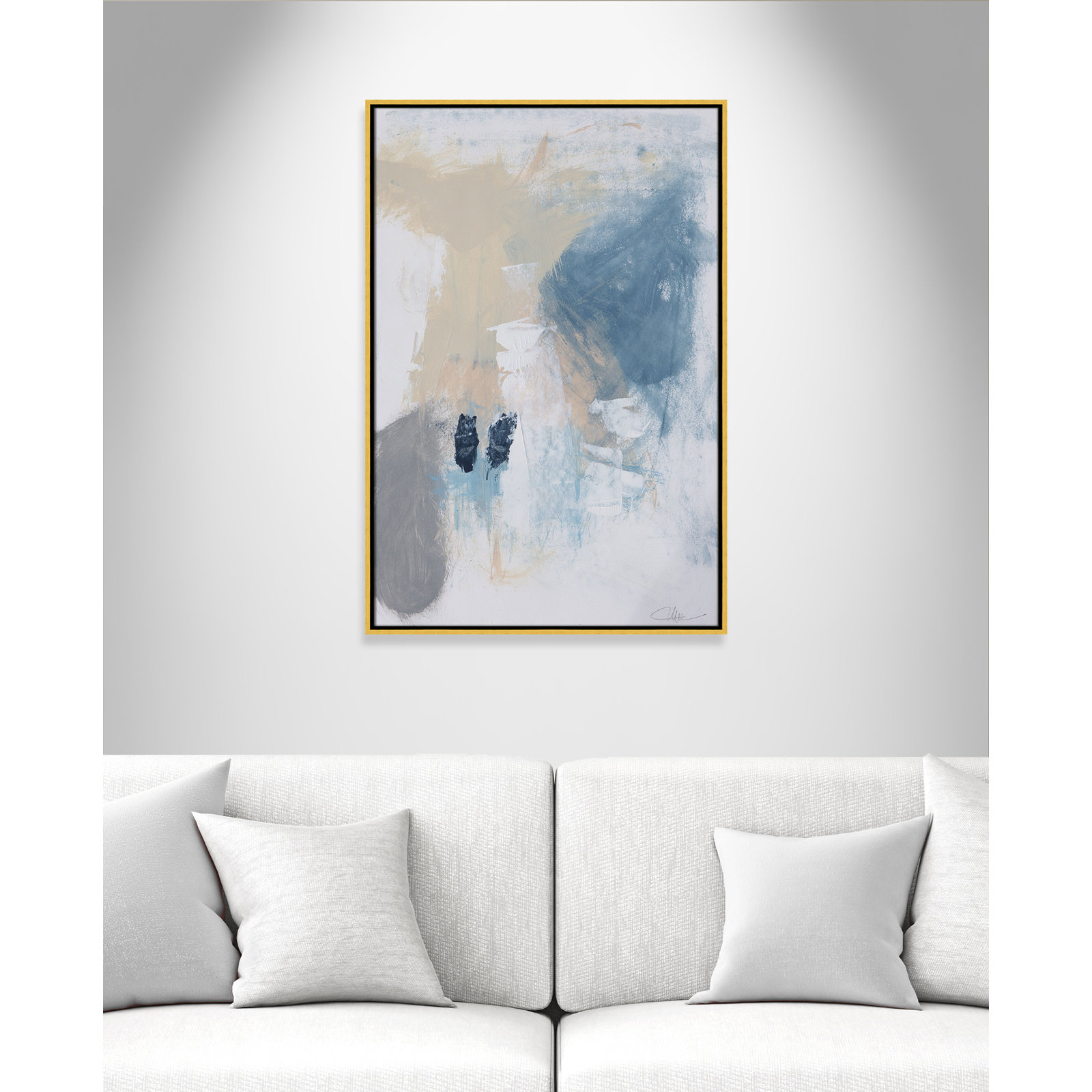 Coastal Carnival II Print by Casa Fine Arts, No Mat, 37.5" H x 25.5" W x 2" D, Gold Floater Framed Canvas