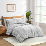 Modern & Contemporary Twill Striped Comforter Set