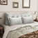 Backrest Wedge Pillow Triangular Headboard Pillow With Standard Pillow Cases For Queen Bed