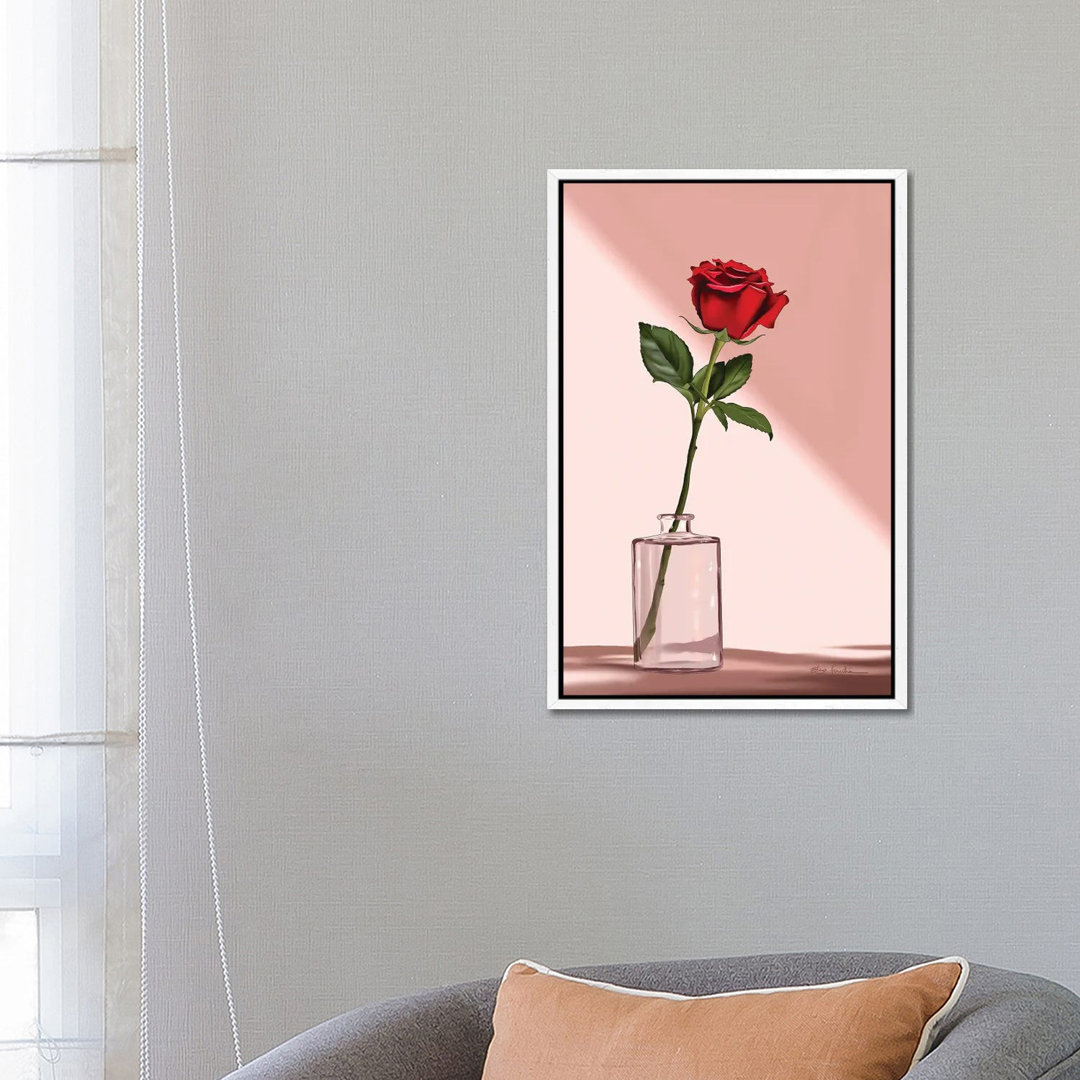 Rose von Elza Fouche - Galerie-verpackte Leinwand Giclée auf Leinwand