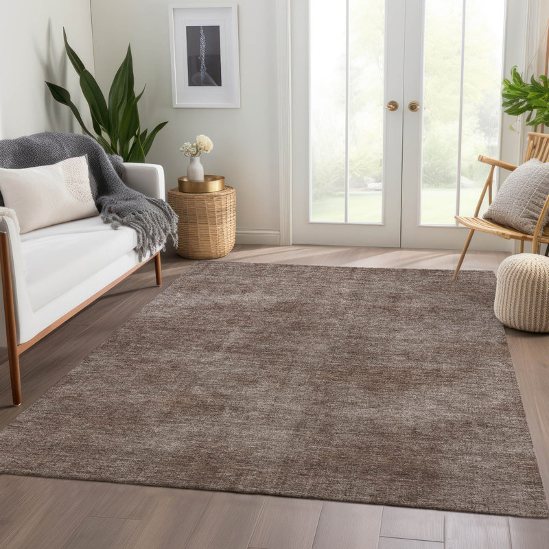 Tapis abstrait lavable à la machine de qualité supérieure Jahnke AMF1018, Rectangle 2 pi 6 po x 3 pi 10 po