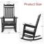 Chaise berçante d'extérieur Hips (ensemble de 4), chaise berçante résistante aux intempéries-273612405