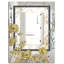 Miroir de salle de bain Gold Botanical Blooming 3 - Traditional-40086796