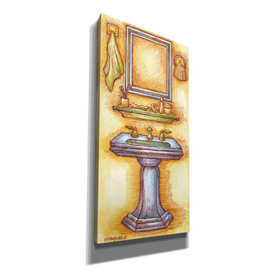 'Sink Rectangle' by Andrea Strongwater Canvas Wall Art