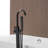 Floor Clawfoot Tub Faucet with Diverter