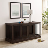 Arshveer Wood Furniture Style Crate with 2 Doors
