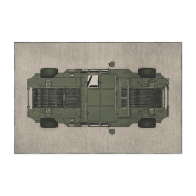 Tapis intérieur et extérieur gris Transport
