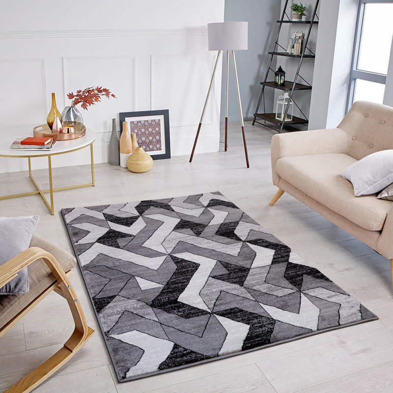 Cassio Geometric Area Rug, Rectangle 200 x 290cm
