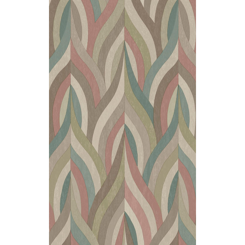 Formes géométriques double rouleau, Rouge
