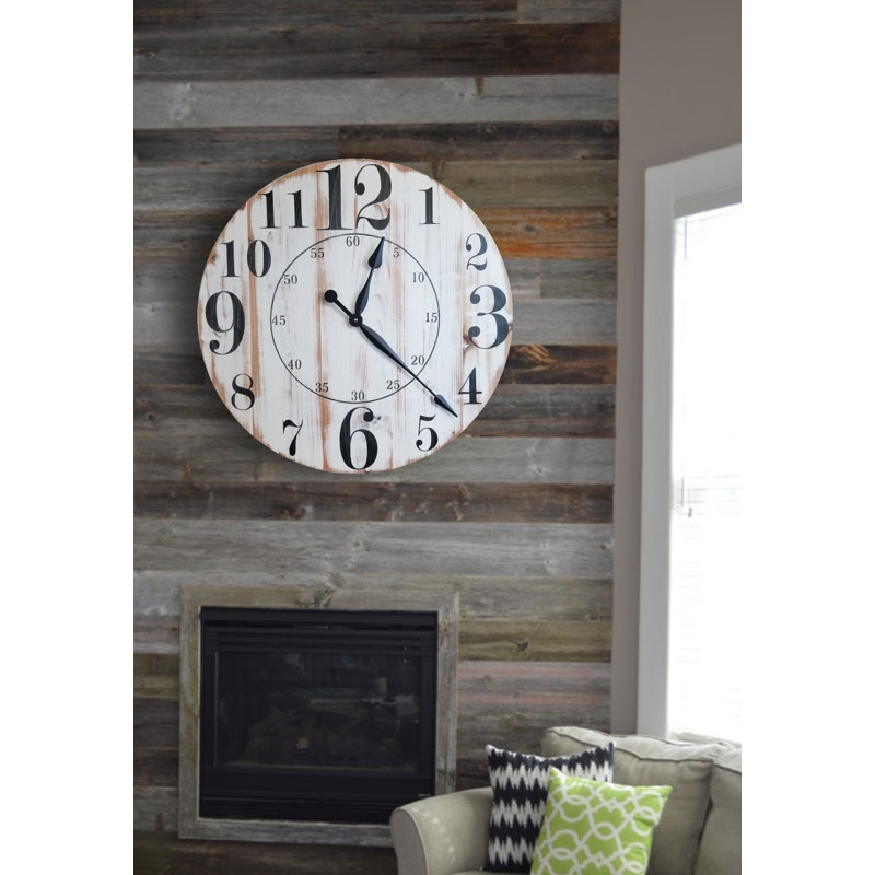 Erdmann Wood Wall Clock, Large