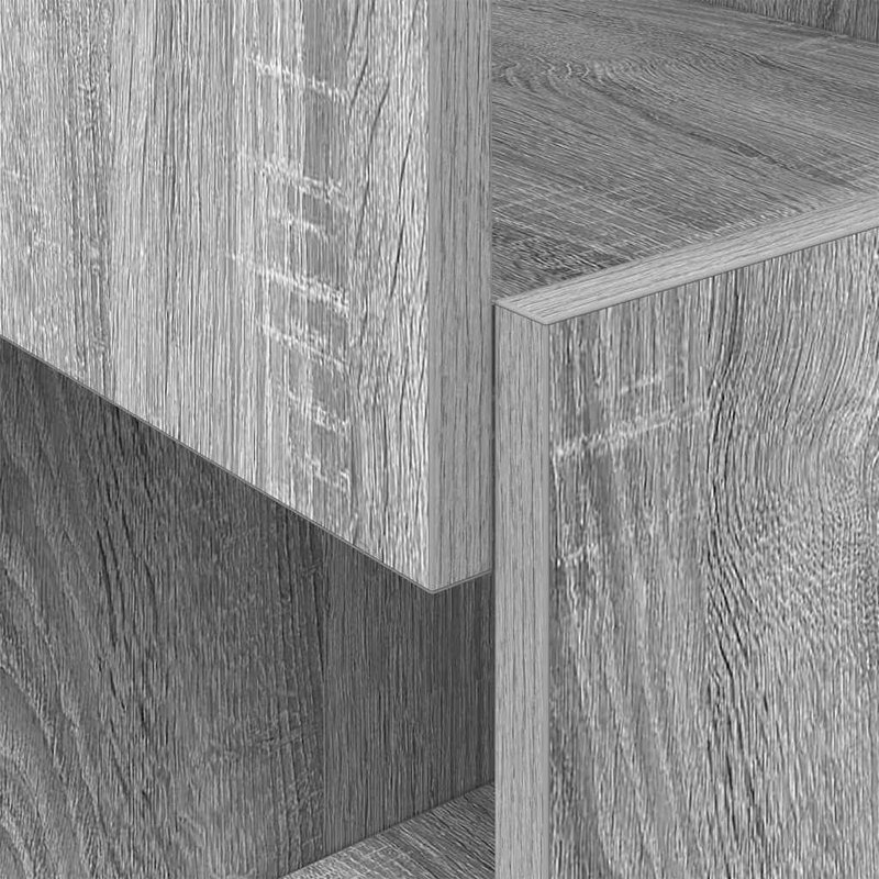 Corner Accent Chest, 95cm H x 30.5cm W x 30cm D, Grey Sonoma