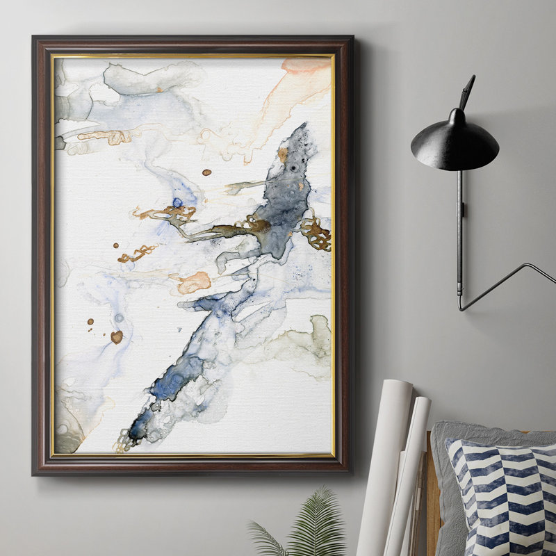 Organique entrelacé I, toile de qualité supérieure, prête à être accrochée, L 16 po x H 20 po x P 2,5 po