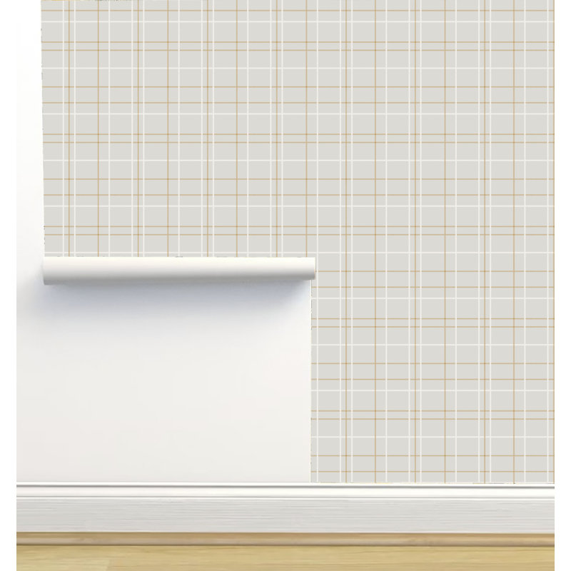 Rouleau de papier peint adhésif L 12 pi x 2 pi Crystal W Design, gris