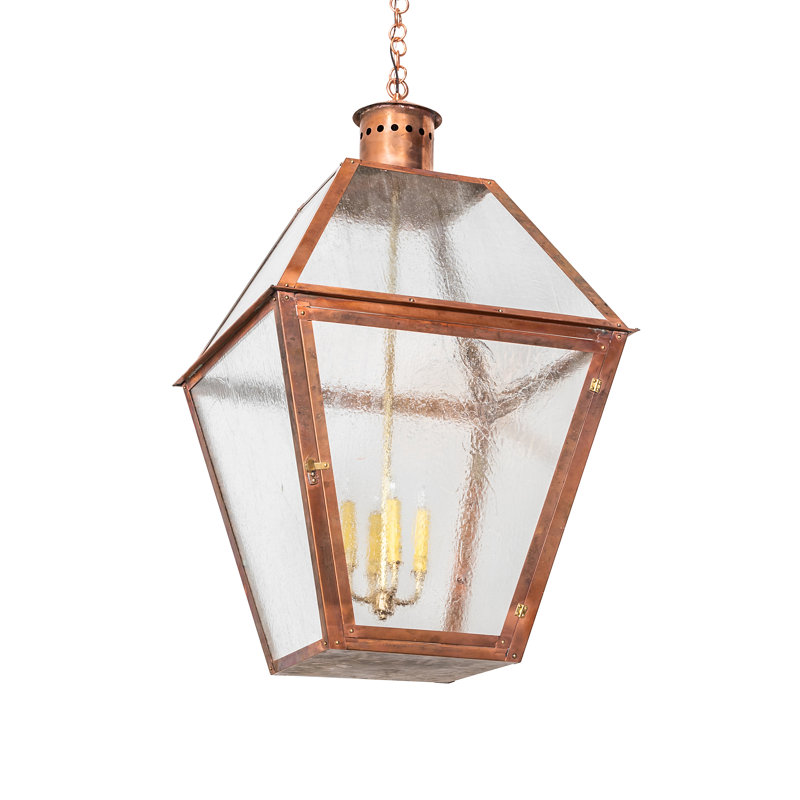 Falmouth 3 - Light Pendant, Natural Brass, 44" H x 34" W x 34" D