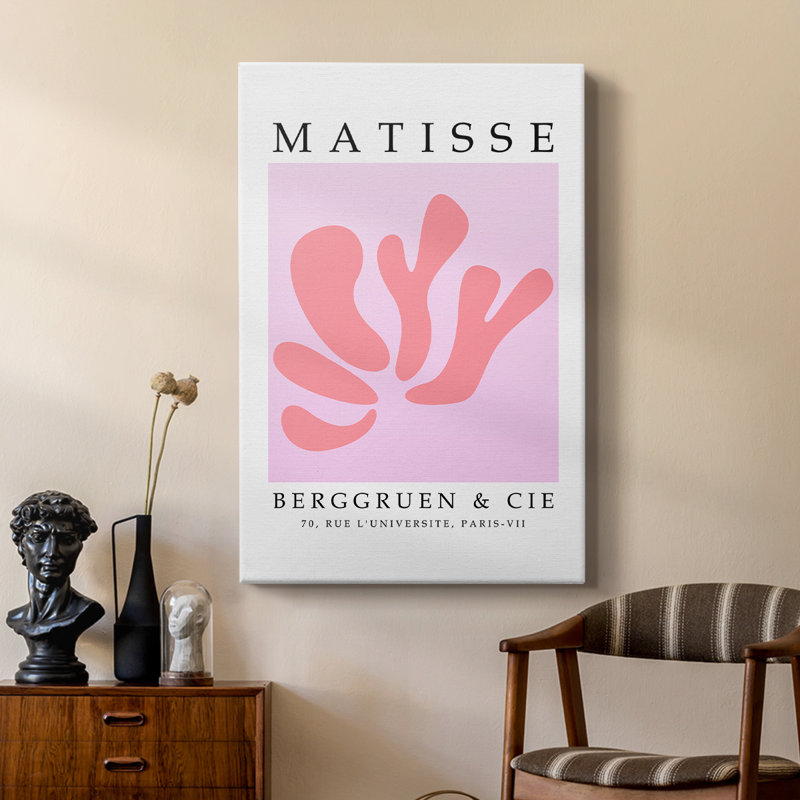 Matisse Cxxxiv, reproduction d'art encadrée sur mesure, galerie Cavas, H 18 po x l 12 po